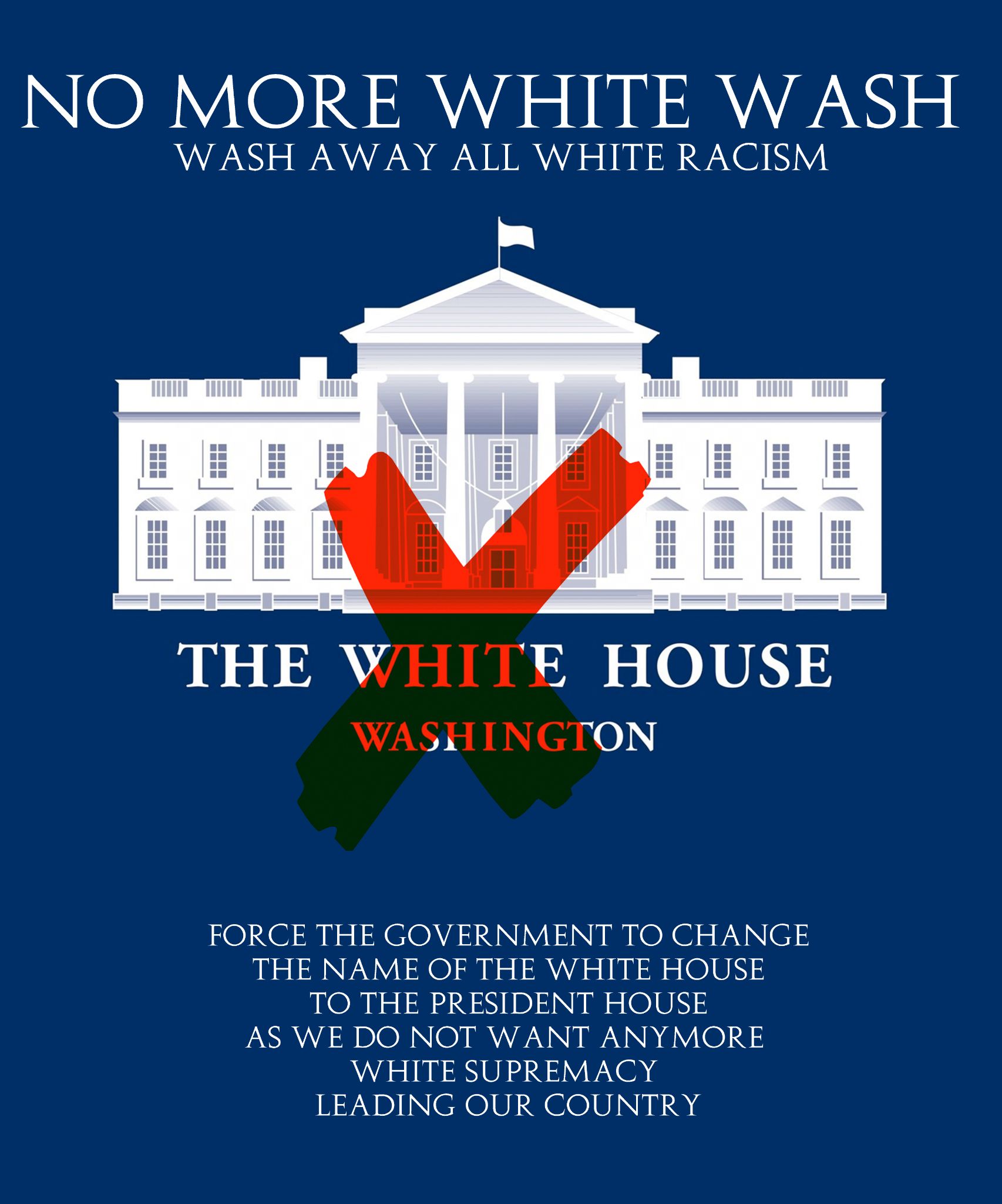 NO MORE WHITE WASH 